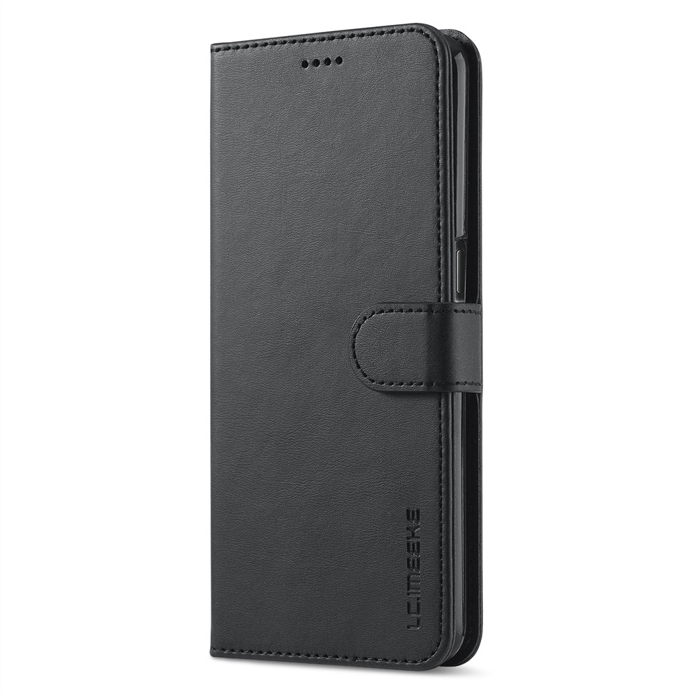 LC.IMEEKE Wallet Stand Leather Mobile Phone Case for Oppo A74 5G/A93 5G/A54 5G - Black-7