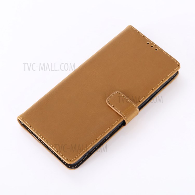 Retro Style Crazy Horse Texture Leather Cover with Wallet Case Design for Oppo Find X3 Pro - Brown-9