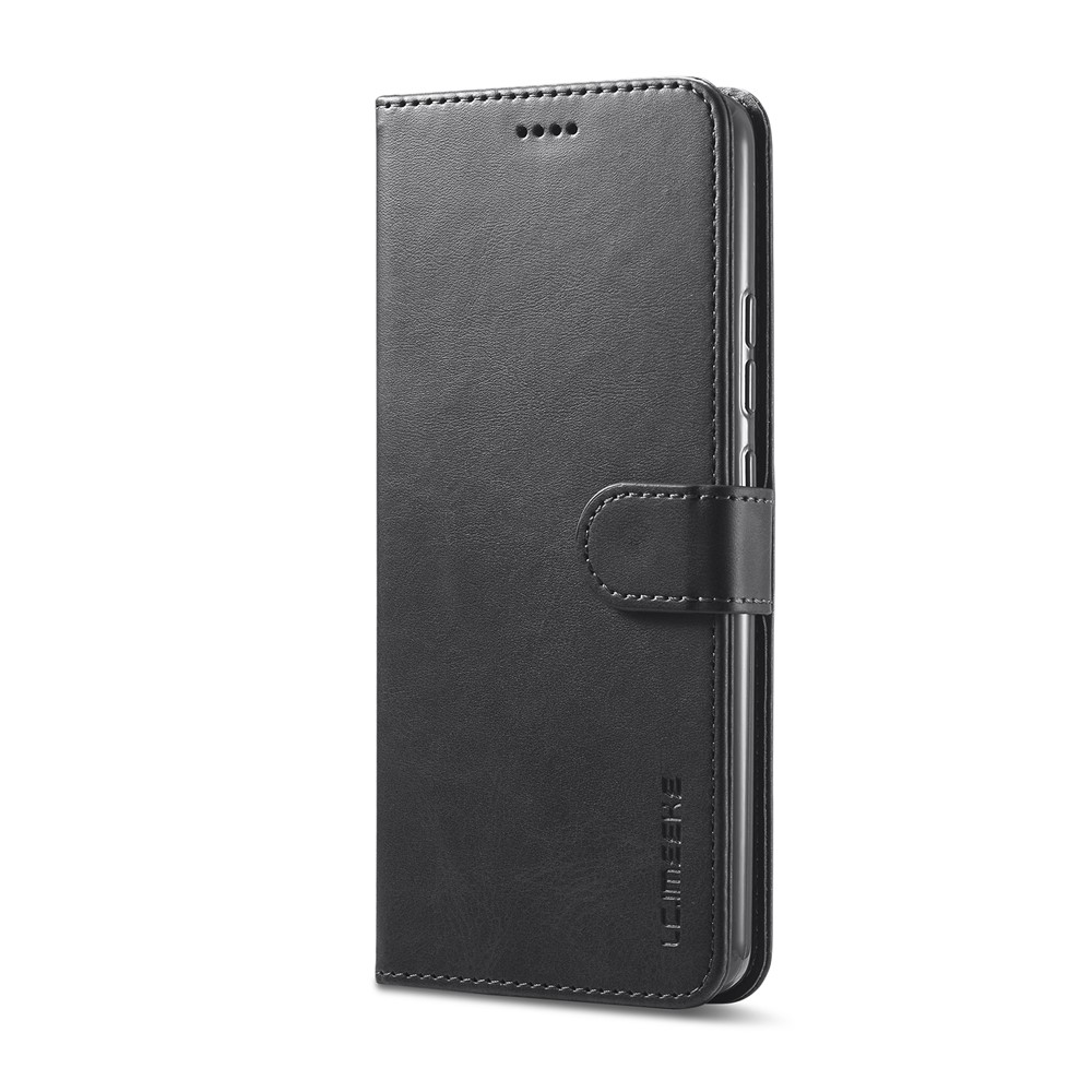 LC.IMEEKE Wallet Stand Design Phone Full Protection Leather Shell Case for Realme C15/C12/C25 - Black-9