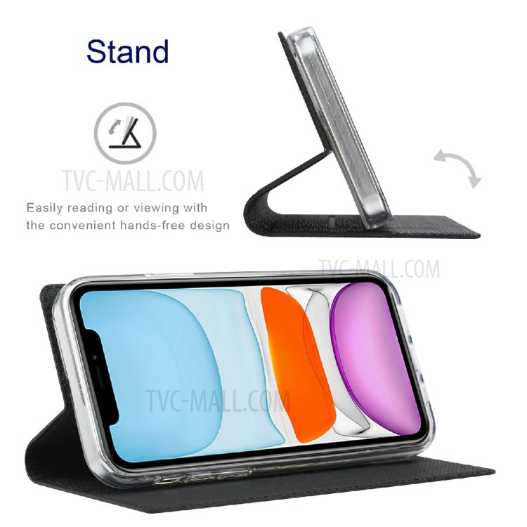VILI DMX Series Leather Protector Stand Cover with Card Holder for Oppo Reno5 Pro+ 5G - Black-5