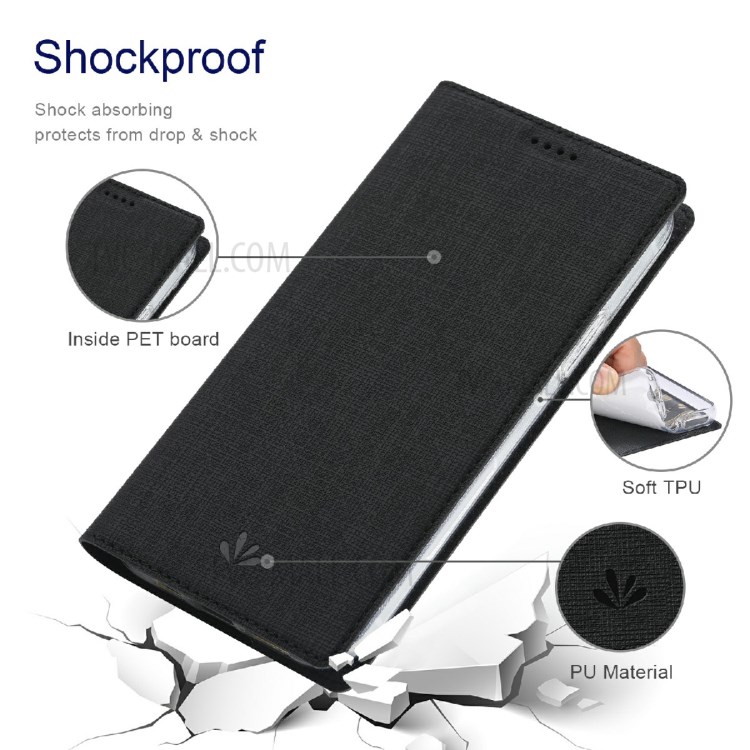 VILI DMX Series Leather Protector Stand Cover with Card Holder for Oppo Reno5 Pro+ 5G - Black-6