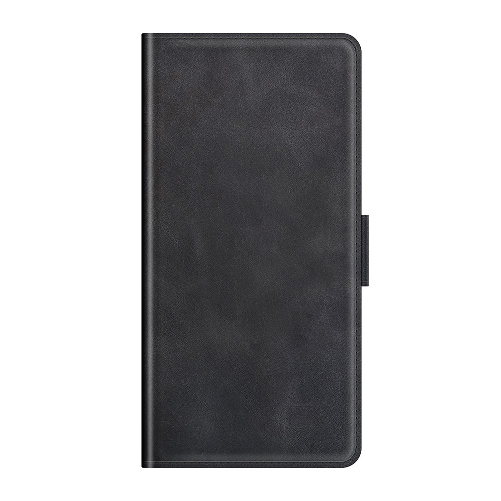 Magnetic Double Clasp Leather Wallet Case for OPPO Reno5 Pro Plus 5G/Find X3 Neo - Black-2