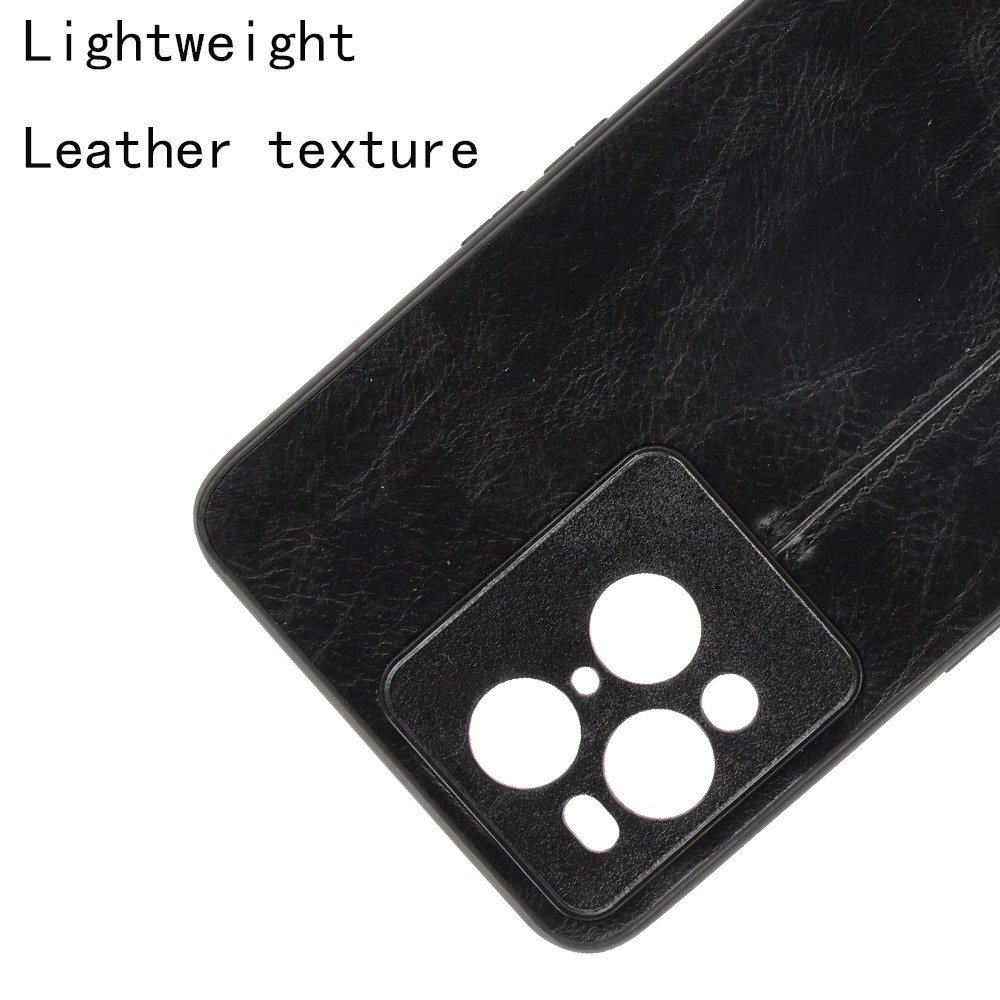 Stitching Line Design PU Leather Coated PC+TPU Phone Case for Oppo Find X3 Pro / Oppo Find X3 - Black-5