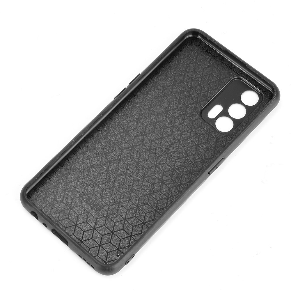 Stitching Line Design PU Leather Coated PC+TPU Phone Case for OPPO Realme GT 5G / Realme GT Neo / Realme Q3 Pro 5G - Black-4