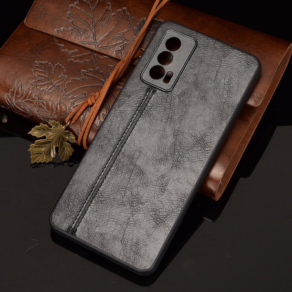 PU Leather Coated PC + TPU Mobile Phone Case for vivo iQOO Neo5 5G / iQOO 7 (Indian Version) - Black-7