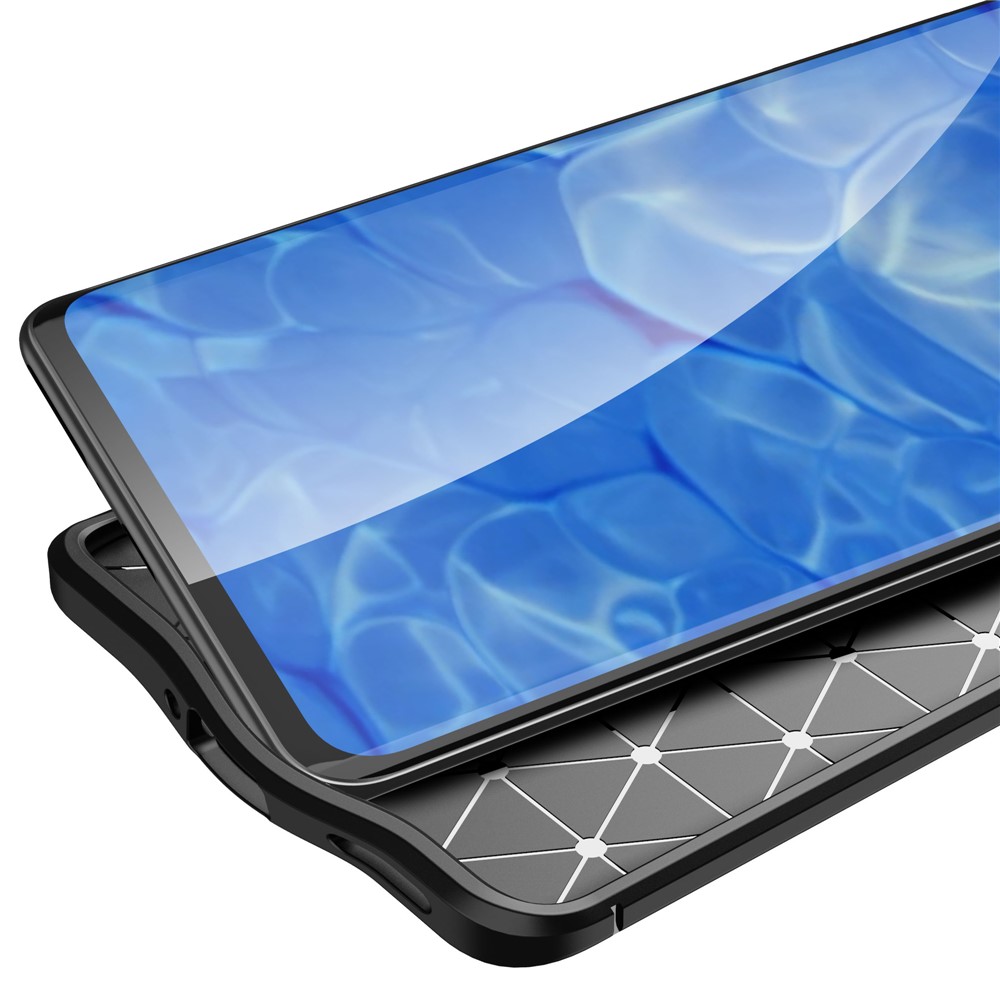 Litchi Textur Vollbedeckung Leder Flexible TPU -schutzhülle Für Oppo Reno6 Pro+ 5G/Pro 5G (Snapdragon) - Schwarz