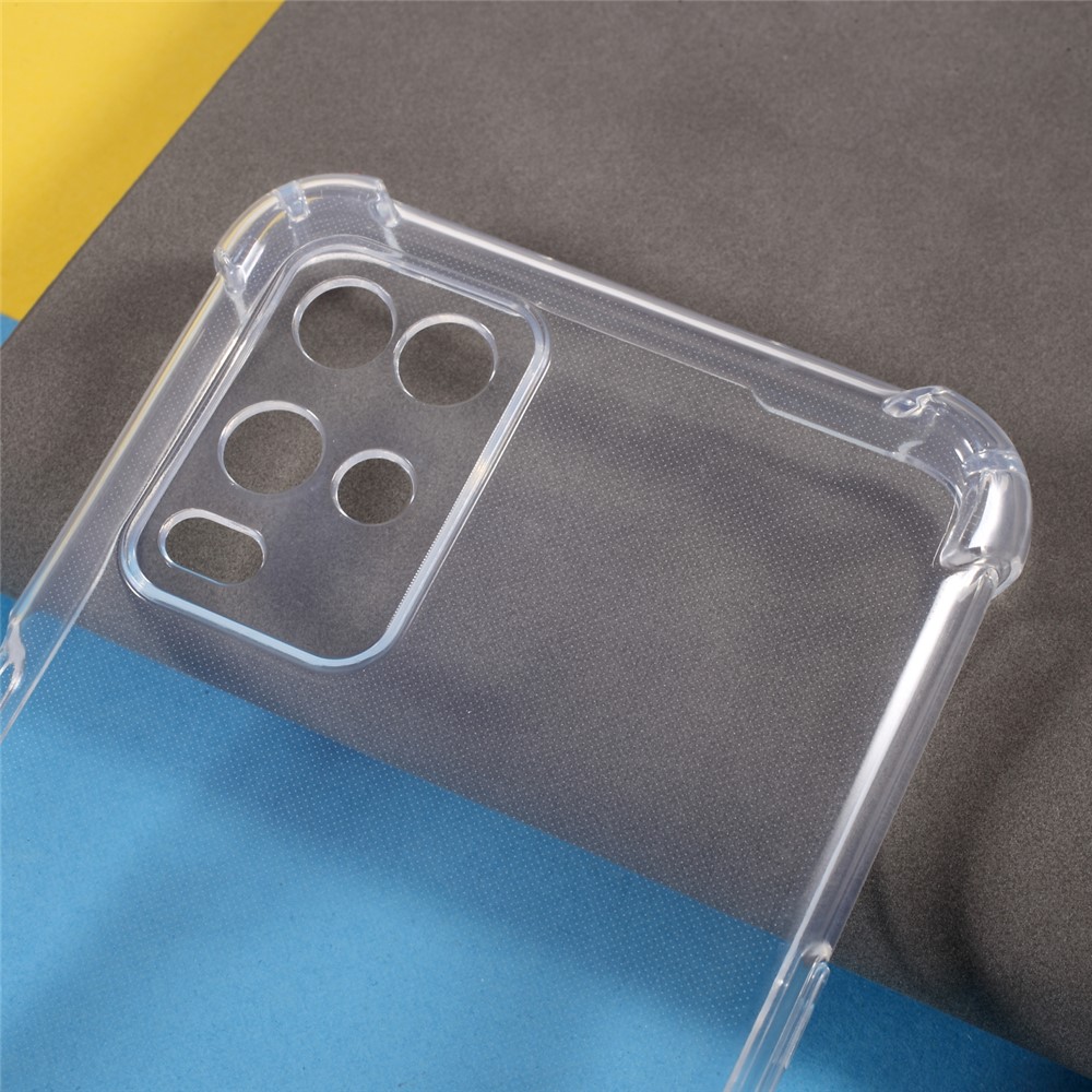 Enhanced Four Corner 1.5mm Thickness Precise Cut-out TPU Phone Case Cover for Oppo A54 4G-3