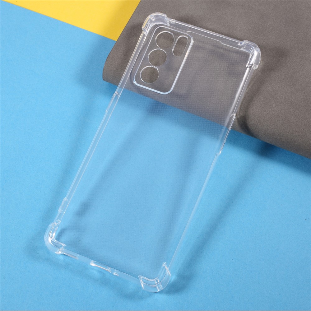 Enhanced Four Corner 1.5mm TPU Phone Case Precise Cut-out Cover for Oppo Reno6 Pro 5G-2
