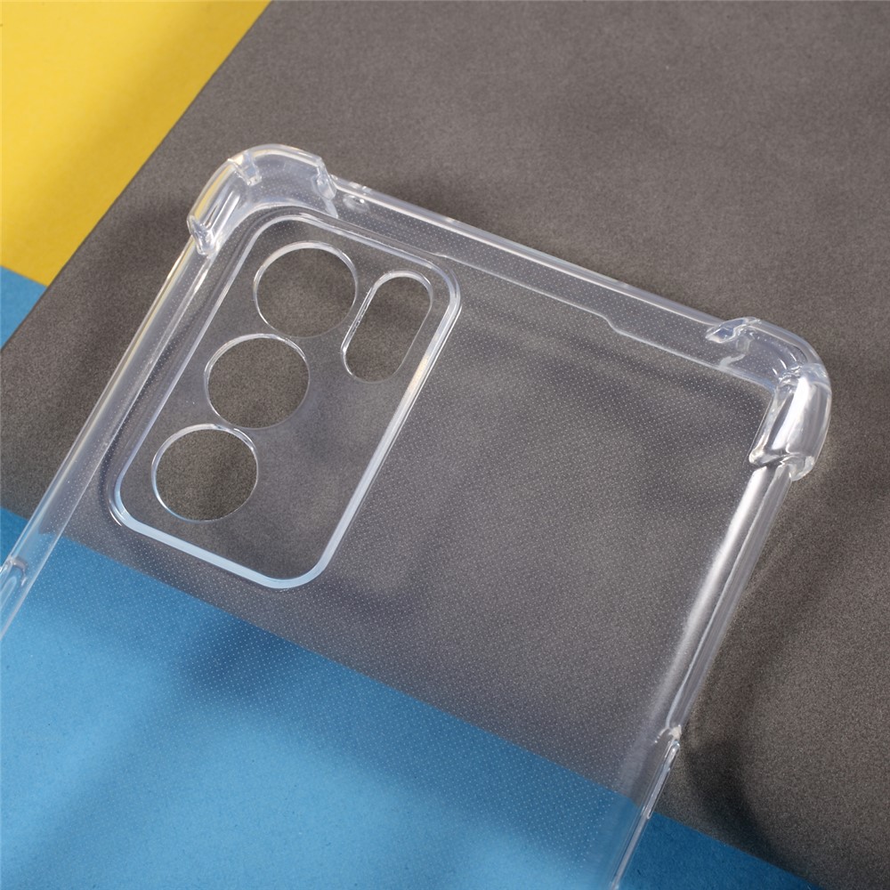 Enhanced Four Corner 1.5mm TPU Phone Case Precise Cut-out Cover for Oppo Reno6 Pro 5G-3