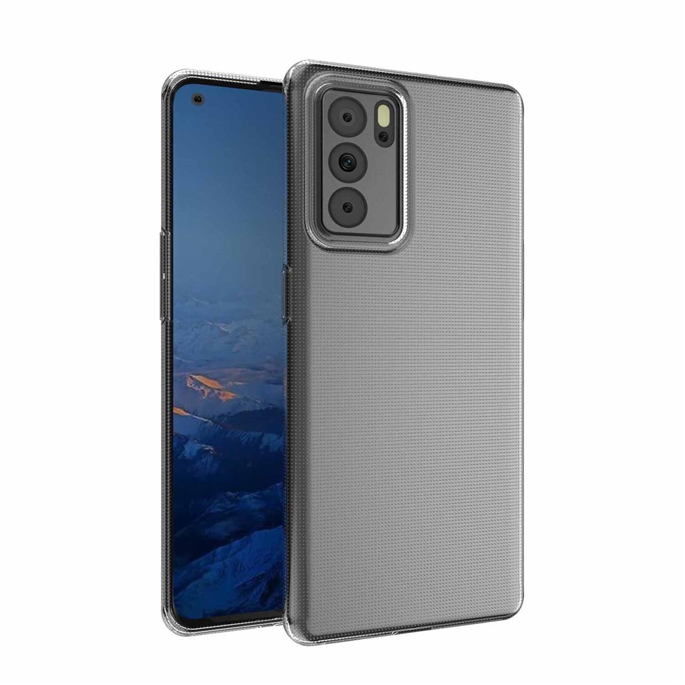 Cubierta de Caja de Teléfono Celular TPU Ultra Delgada Clara Para Oppo Reno6 Pro 5G (MediaTek)-2