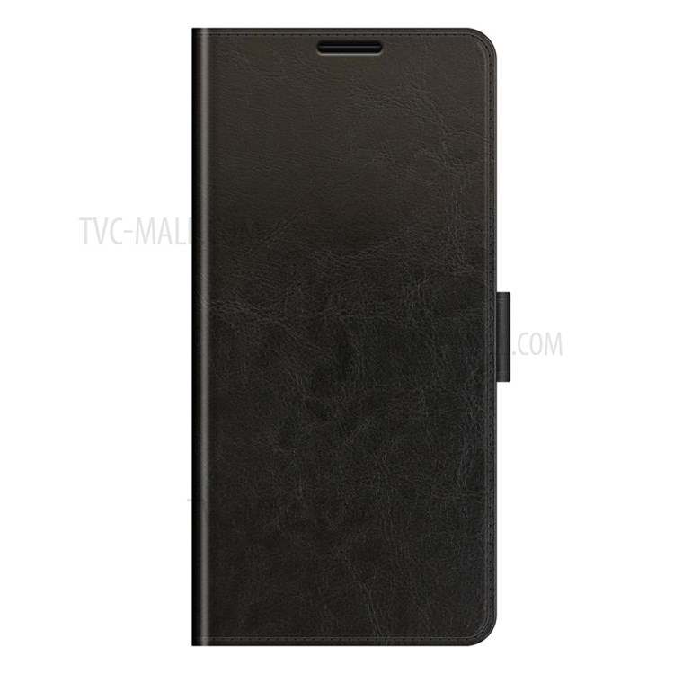 Crazy Horse Texture PU Leather Wallet Stand Case Cover for Oppo Reno5 A - Black-5