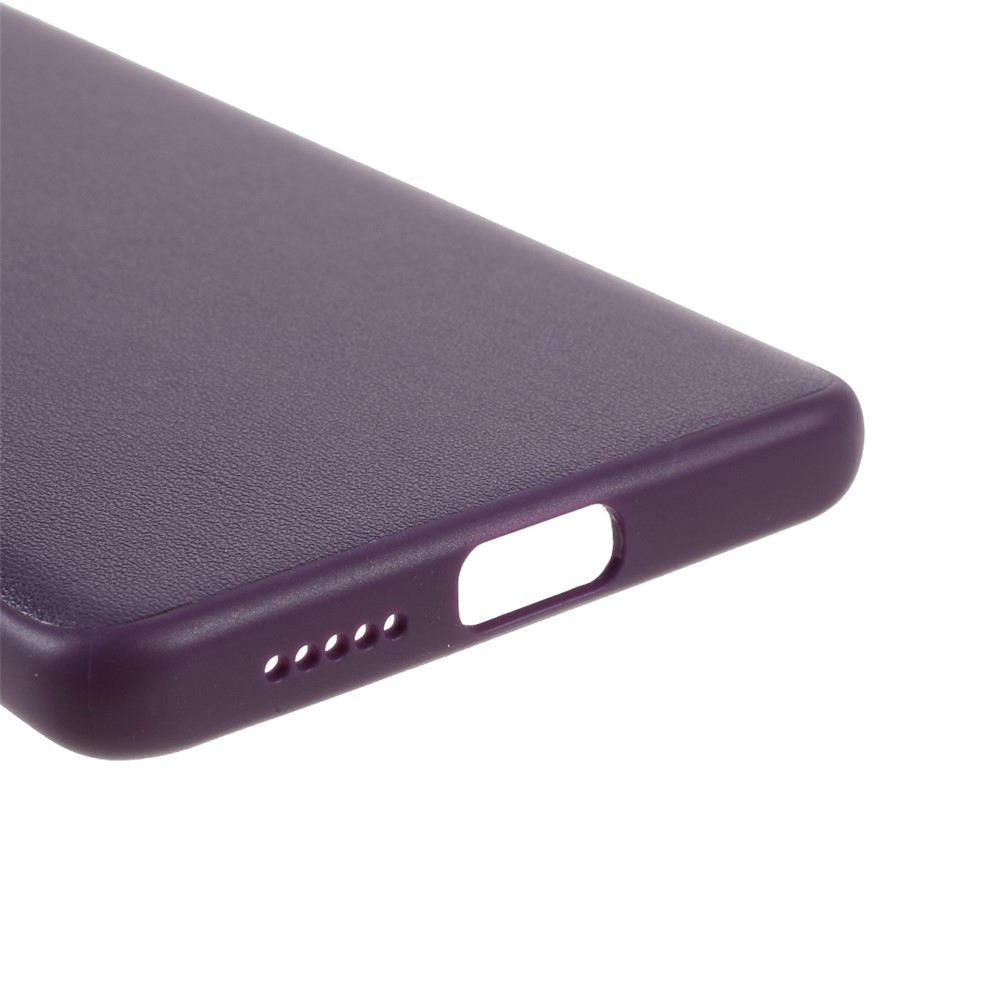 FUKELAI PC + TPU Combo CD Veins Phone Case Shell with Precise Hole Site for vivo X60 5G (Curved Screen Version) - Purple-5