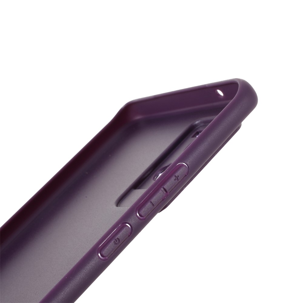 FUKELAI PC + TPU Combo CD Veins Phone Case Shell with Precise Hole Site for vivo X60 5G (Curved Screen Version) - Purple-8