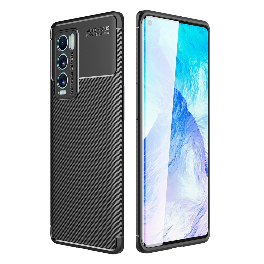 Custodia back cover tpu per Realme GT 5G CARBON LOOK FOCUS copertura fotocamera