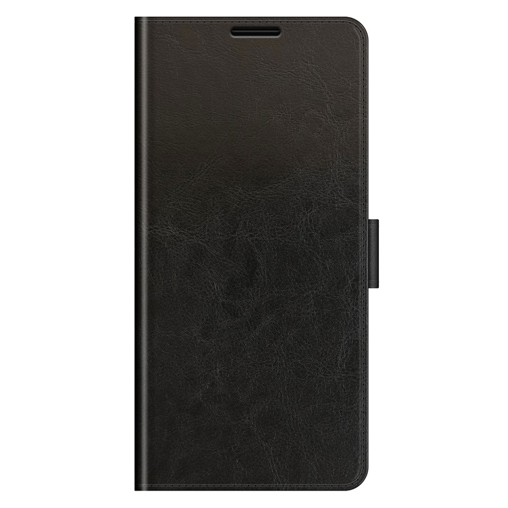 Crazy Horse Texture PU Leather Wallet Folio Flip Stand Magnetic Phone Cover for vivo X70 Pro+ - Black-2