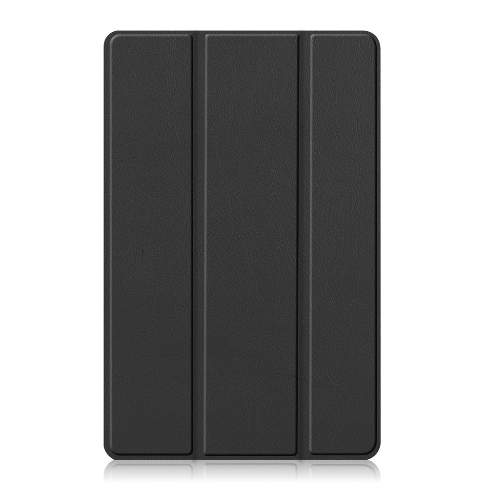 Trifold Stand PU Leather Hard PC Inner Shockproof Protective Tablet Cover for Realme Pad - Black-3