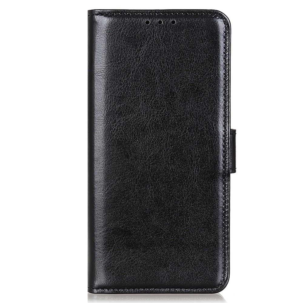 Crazy Horse Texture PU Leather + TPU Protective Cover Case with Wallet Stand for Realme Narzo 50i - Black-2