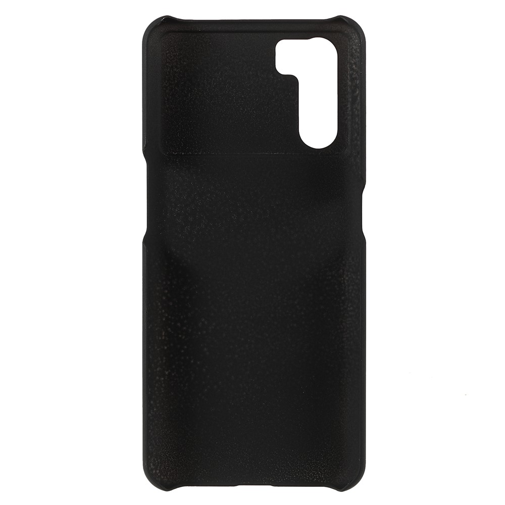 Shockproof Rubberized Hard PC Coated Non-Slip Glossy Surface Back Case for Oppo K9 Pro - Black-2