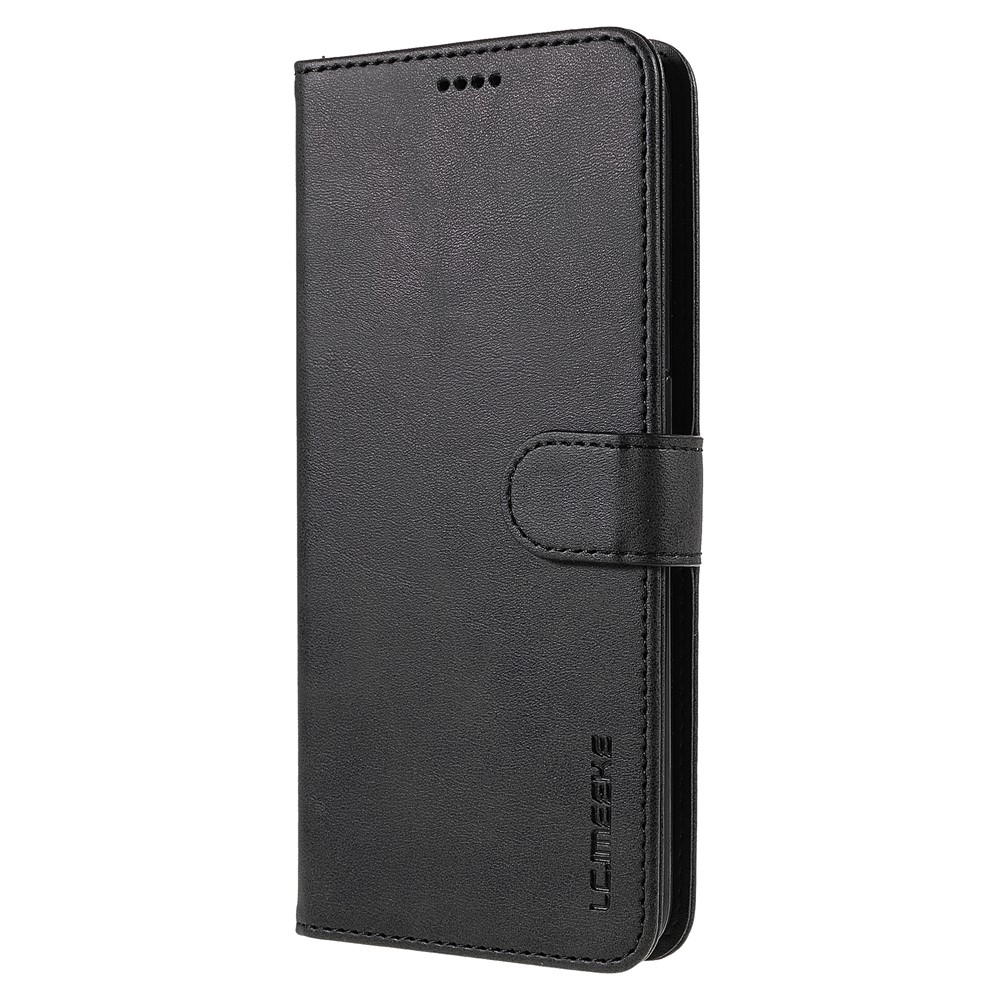 LC.IMEEKE PU Leather Foldable Stand Protective Phone Case Wallet Cover for Oppo A95 5G - Black-2