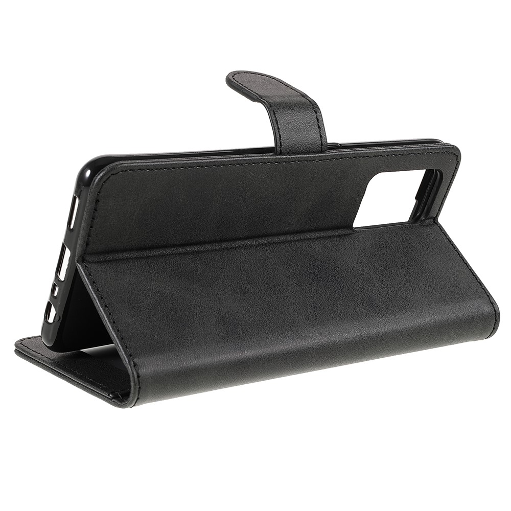 LC.IMEEKE Stand Wallet Leather Cover Protective Inner TPU Phone Case for Oppo F19s - Black-11