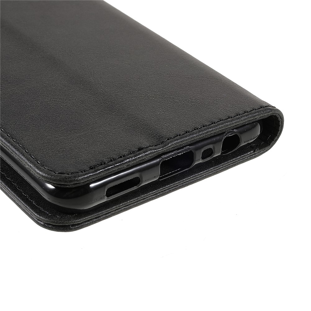 LC.IMEEKE Stand Wallet Leather Cover Protective Inner TPU Phone Case for Oppo F19s - Black-6
