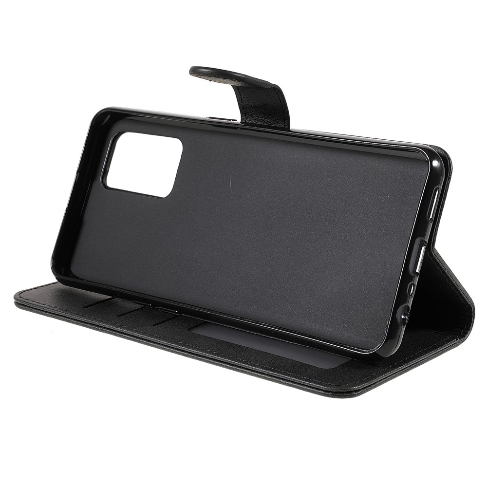 LC.IMEEKE Folio Flip Leather Shell Phone Case with Wallet Stand for Oppo A95 4G - Black-10