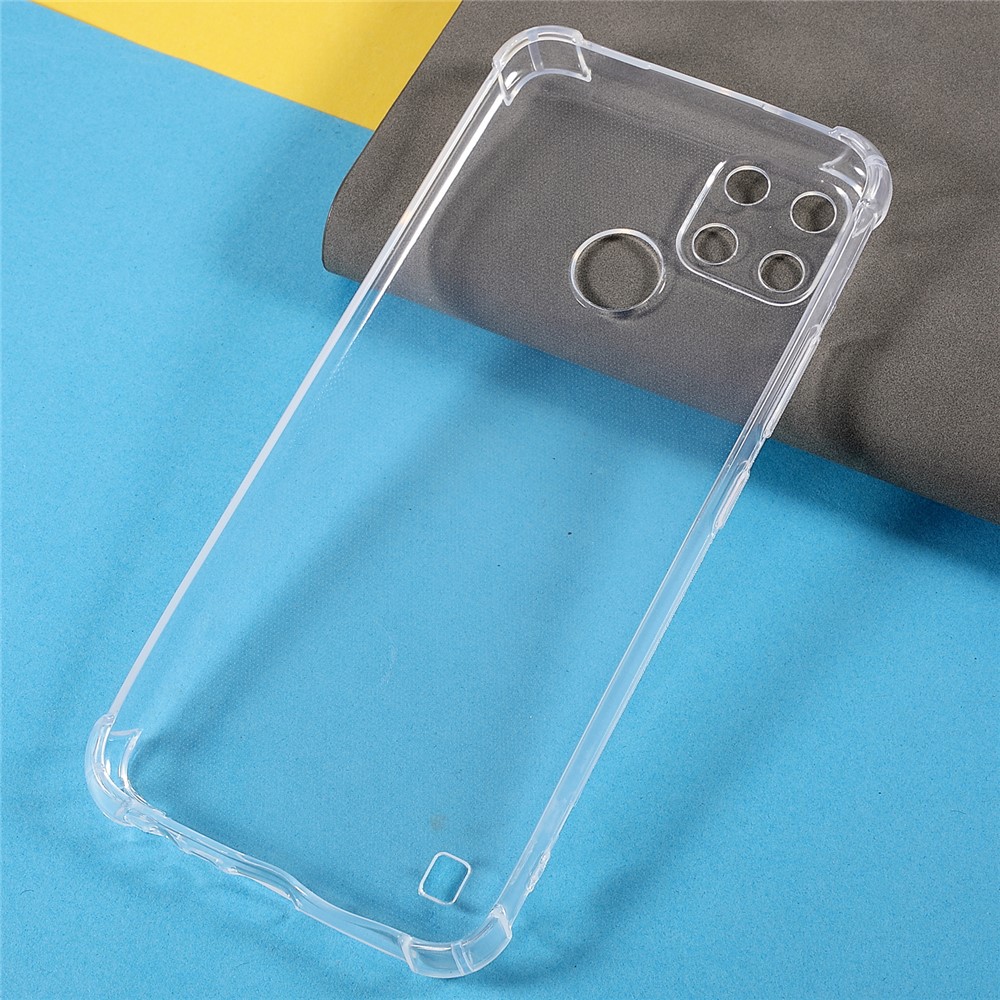1.0mm Ultra-thin Precise Cut-Out Ultra Clear Soft Flexible TPU Phone Back Cover Phone Protection Case for Realme C21Y-6