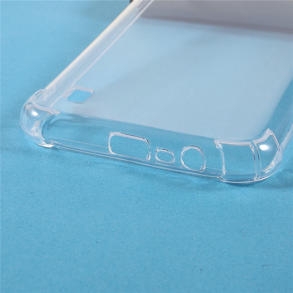 Slim Thin 1.0mm Flexible Clear TPU Scratch-Resistant Precise Cut-out Phone Case for Realme C21-5