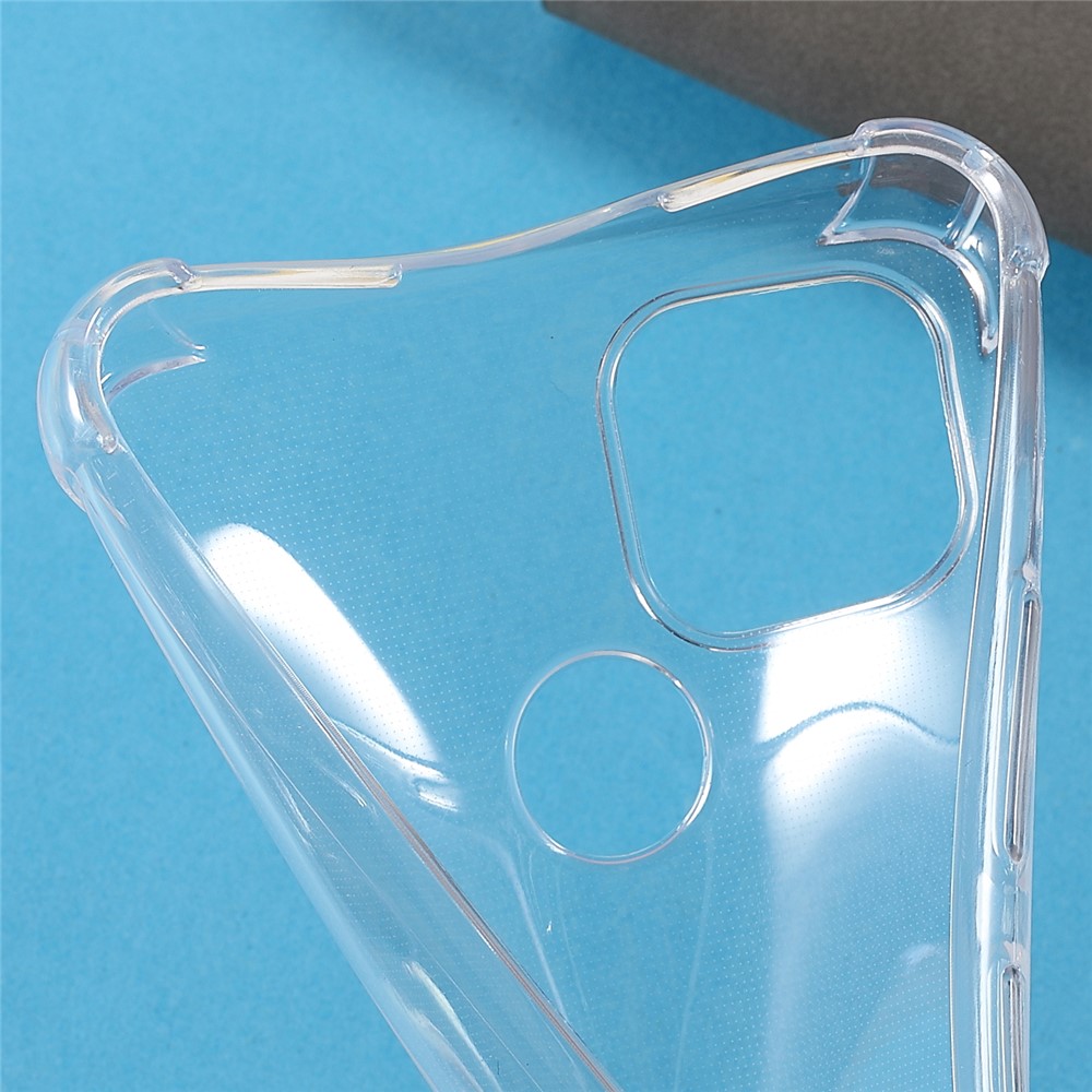 Slim Thin 1.0mm Flexible Clear TPU Scratch-Resistant Precise Cut-out Phone Case for Realme C21-7