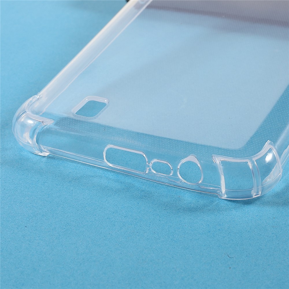 1.0mm Clear Reinforced Corners TPU Bumper Precise Cut-out Protective Case for Realme C20-5