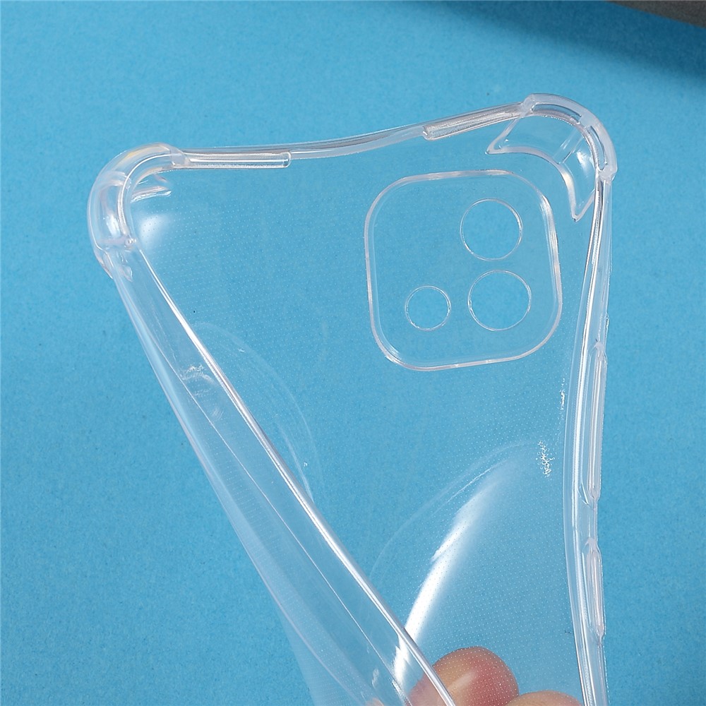 1.0mm Clear Reinforced Corners TPU Bumper Precise Cut-out Protective Case for Realme C20-7