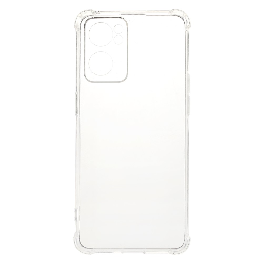 Shock Absorption Precise Cut-out 1.5mm Premium TPU Reinforced Corners Clear Case for Oppo Reno7 5G-1