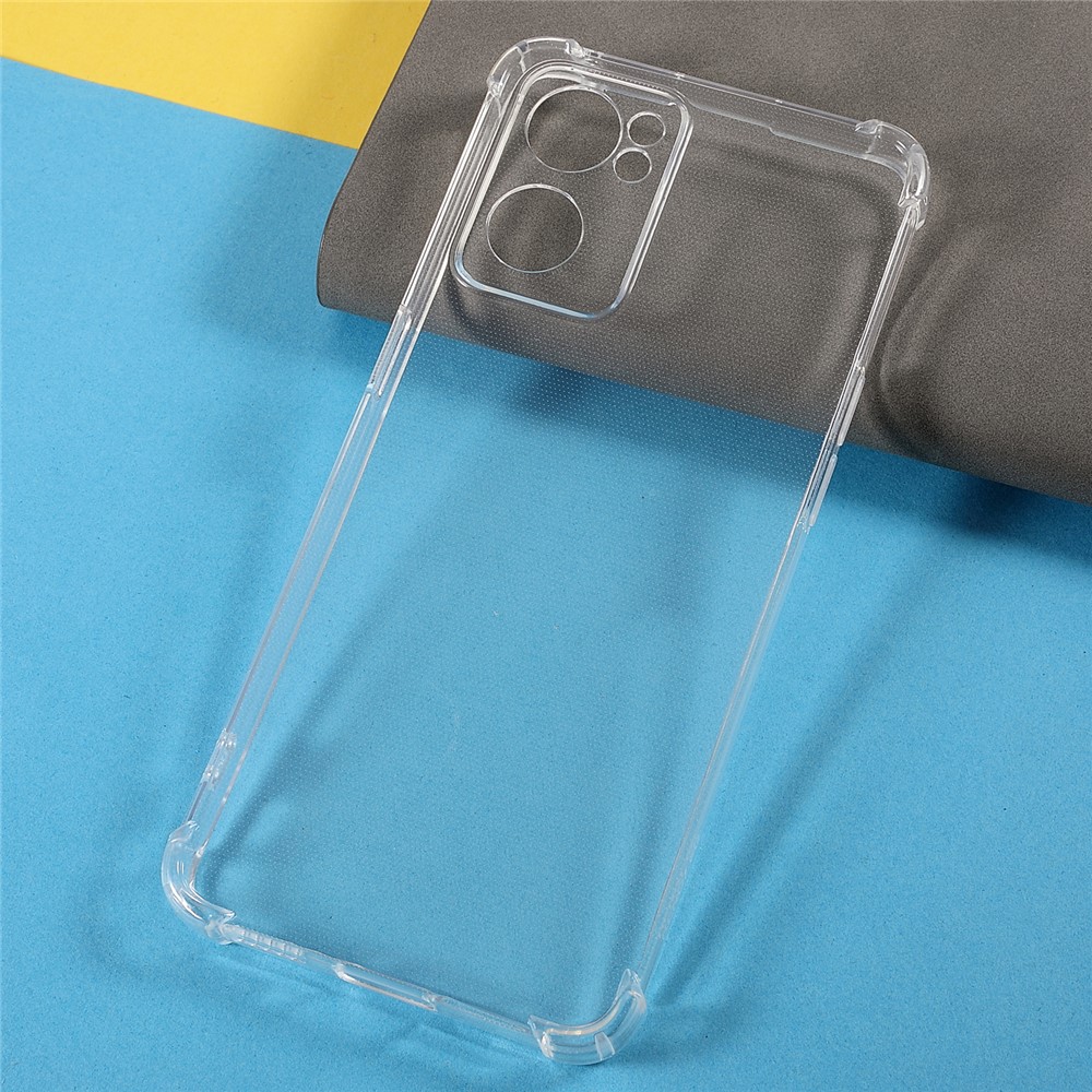 Shock Absorption Precise Cut-out 1.5mm Premium TPU Reinforced Corners Clear Case for Oppo Reno7 5G-3