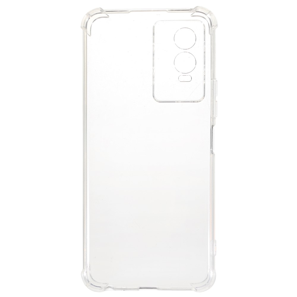 Precise Cut-out Reinforced Corners TPU Cushion 1.5mm Clear Cover for vivo Y76s 5G-2