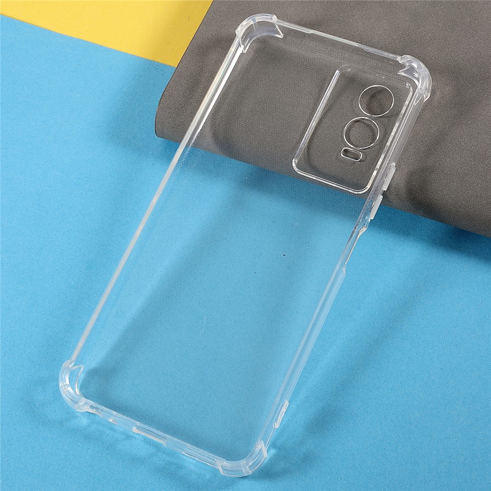 Precise Cut-out Reinforced Corners TPU Cushion 1.5mm Clear Cover for vivo Y76s 5G-6