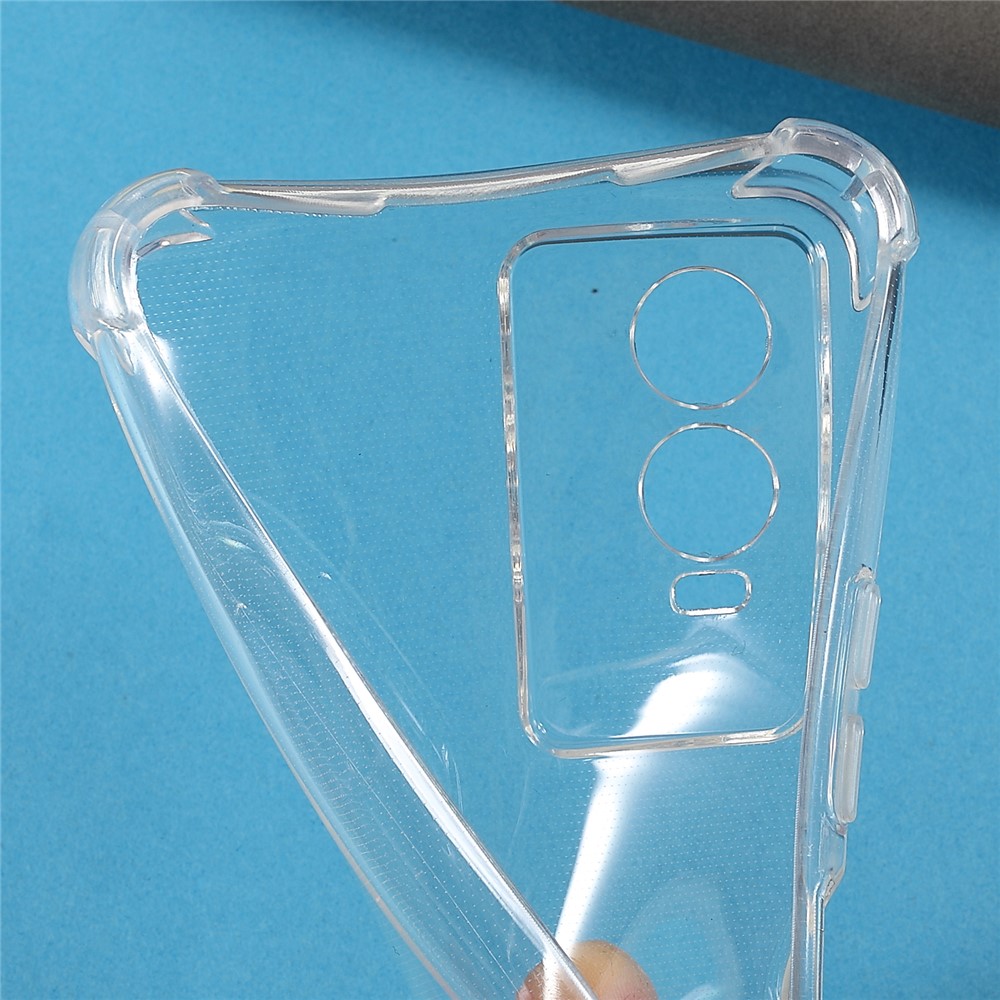 Precise Cut-out Reinforced Corners TPU Cushion 1.5mm Clear Cover for vivo Y76s 5G-7