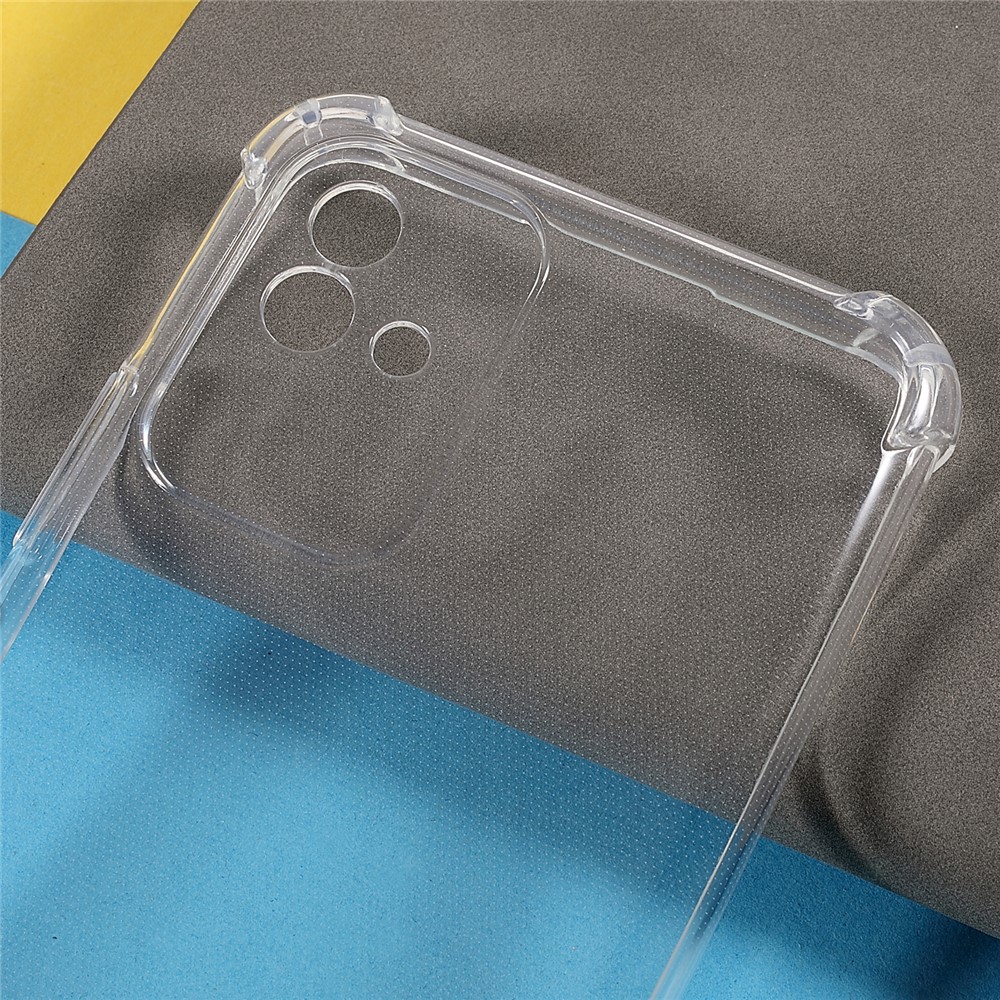 Crystal Clear 1.5mm Soft TPU Precise Cut-out Reinforced Corners Protection Cover for Realme Narzo 50i-4