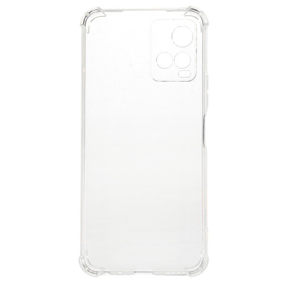 Clear Transparent Reinforced Corners TPU Precise Cut-out 1.5mm Thick Back Case for vivo Y21 / Y33s-2