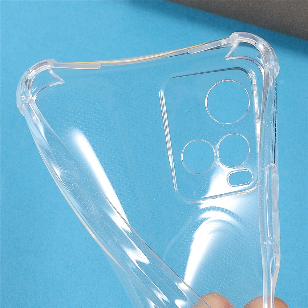 Clear Transparent Reinforced Corners TPU Precise Cut-out 1.5mm Thick Back Case for vivo Y21 / Y33s-7