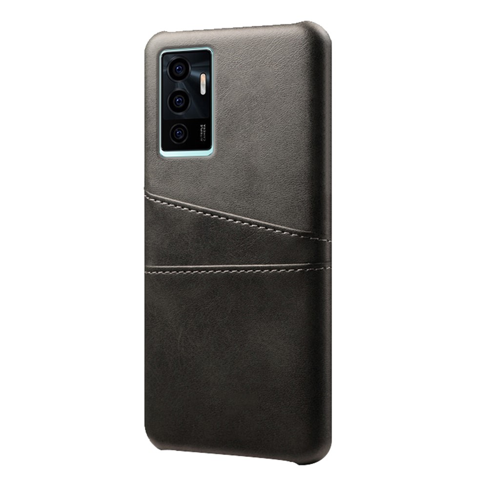 Drop Protection Cloth + Hard PC Shockproof Non-Slip Protective Case for vivo S10e 5G / V23e 4G/ 5G - Black-2