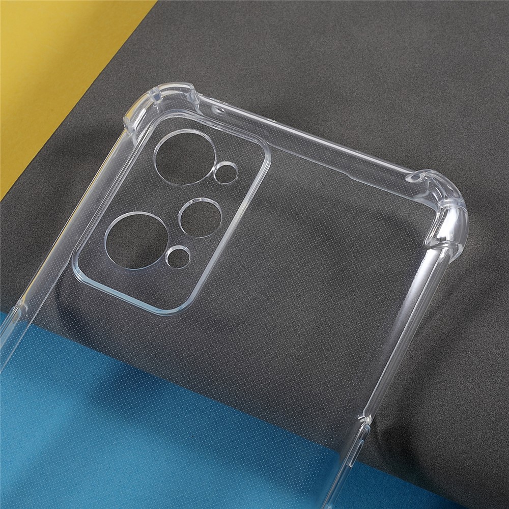Reinforced Corners Transparent TPU Cover Precise Cut-out 1.5mm Thickness Phone Case for Realme GT Neo2-3
