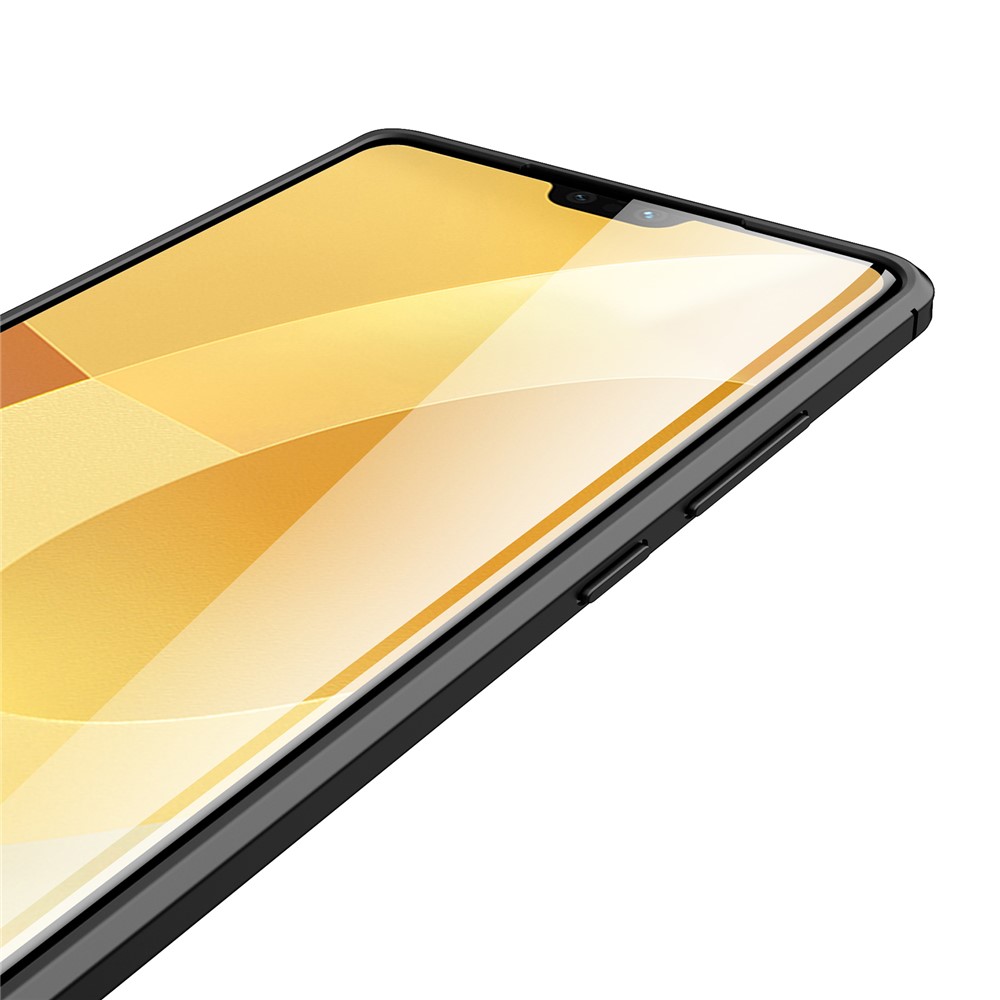 Anti-Fingerprint Litchi Texture Soft TPU Protective Back Cover for vivo S12 Pro - Black-10