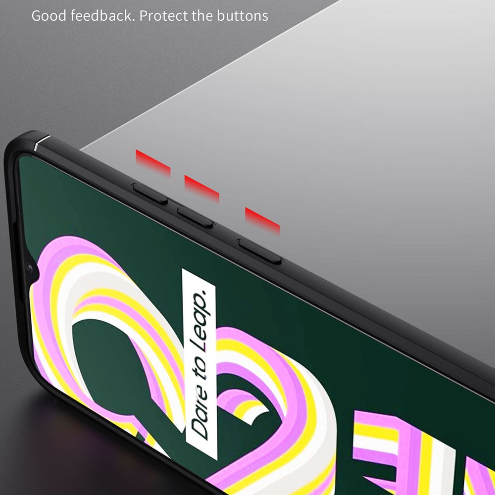 Soft TPU Phone Case Bag Ring Kickstand Anti-Fingerprint Shockproof Back Phone Cover for Realme C21Y - Black-11