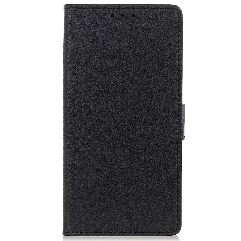 For Oppo Reno7 SE 5G PU Leather Magnetic Clasp Wallet Phone Case Foldable Stand Cover - Black-2
