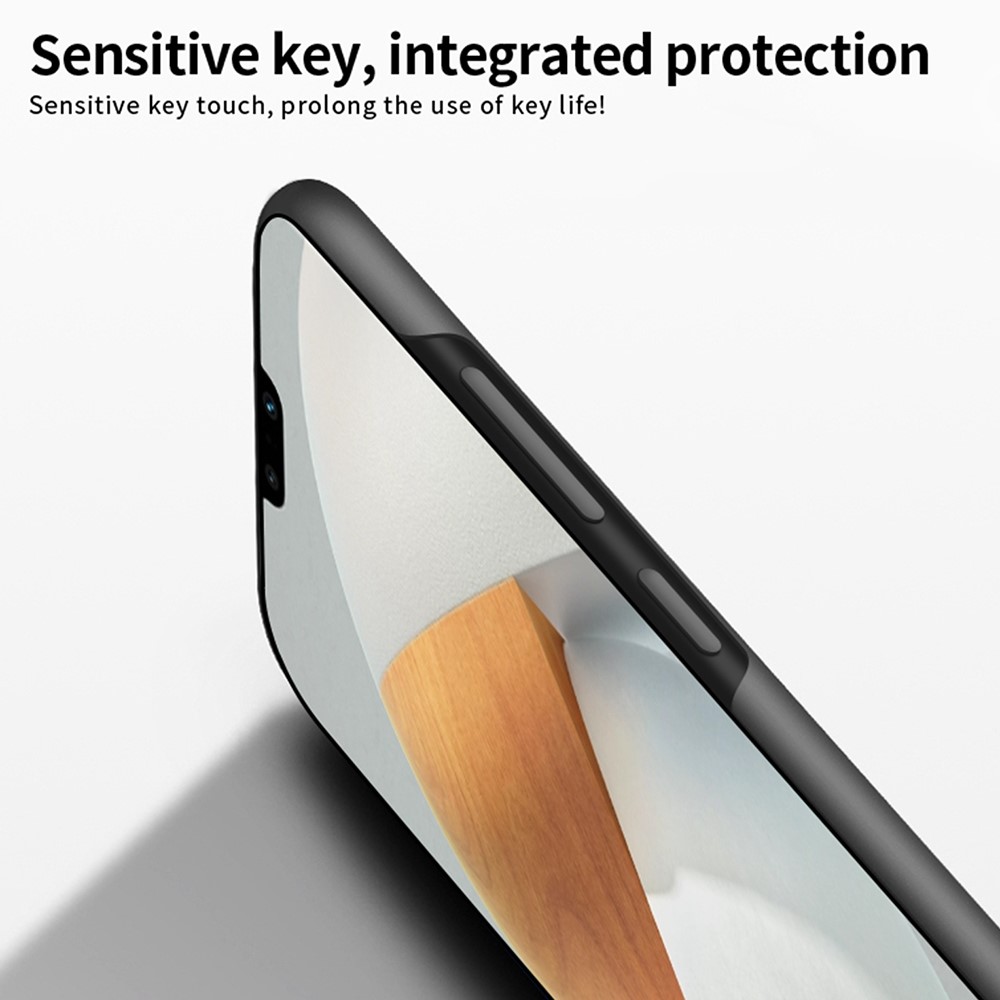 MOFI JK-1 Shield for vivo S12 Pro Matte Finish Anti-fingerprint Anti-fall Hard PC Cell Phone Shell Case - Black-3