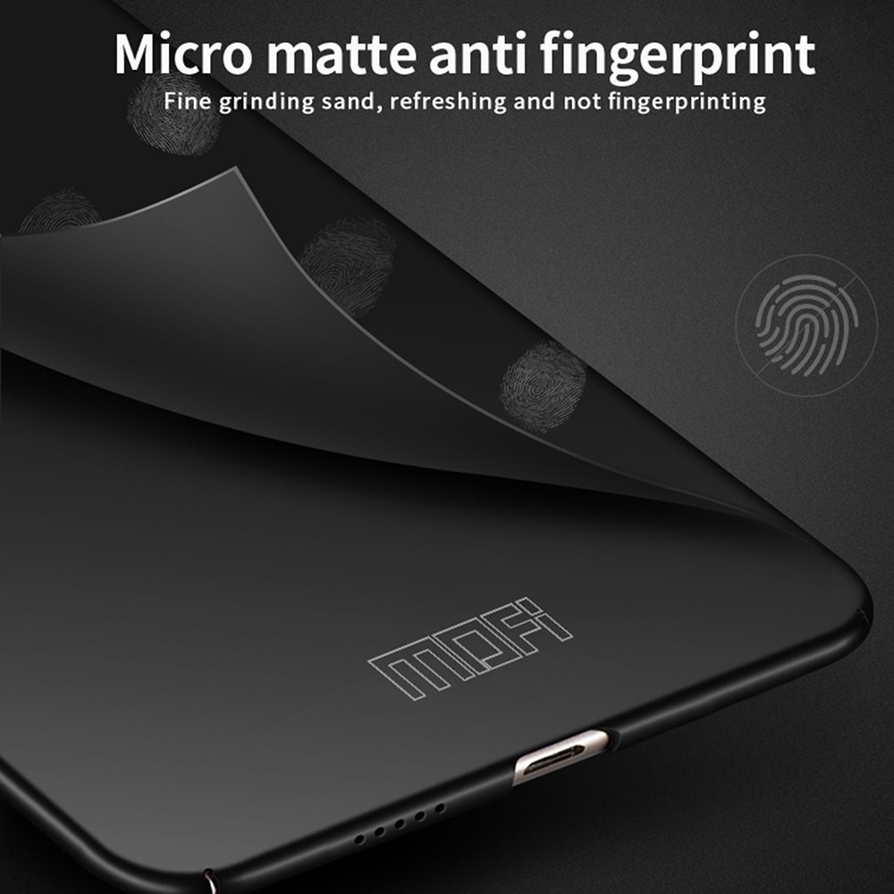 MOFI JK-1 Shield for vivo S12 Pro Matte Finish Anti-fingerprint Anti-fall Hard PC Cell Phone Shell Case - Black-5