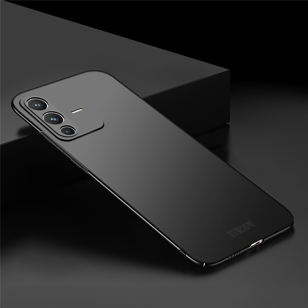 MOFI JK-1 Shield for vivo S12 Pro Matte Finish Anti-fingerprint Anti-fall Hard PC Cell Phone Shell Case - Black-9