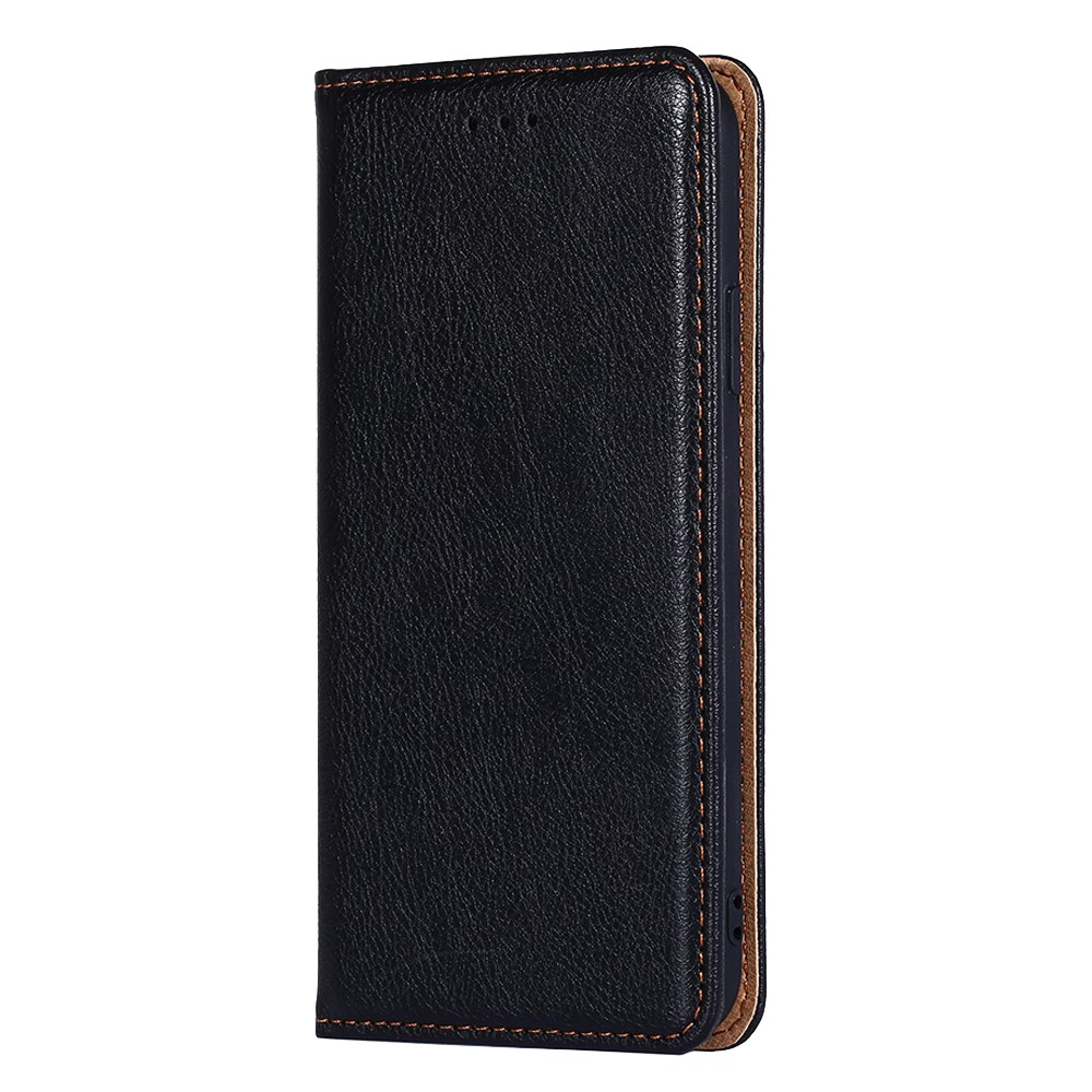 For Realme 9 Pro Anti-fall PU Leather Wallet Case Adjustable Stand Magnetic Absorption TPU Inner Cover - Black-2