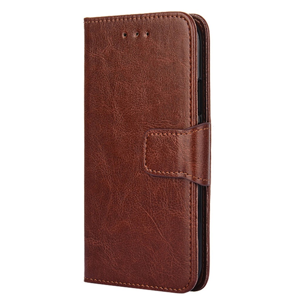 For Oppo Find X5 Pro Drop-proof Mobile Phone Cover Case PU Leather Wallet Stand Protective Shell - Brown-2