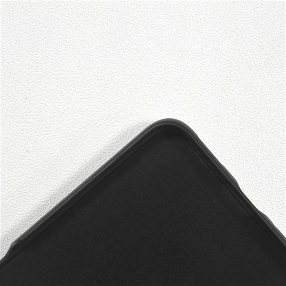 For Oppo Find N Textured Genuine Leather+PC Shockproof Cell Phone Case Cover with Kickstand - Black-3